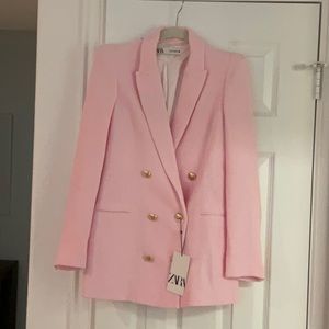 Zara Pink Blazer, XS